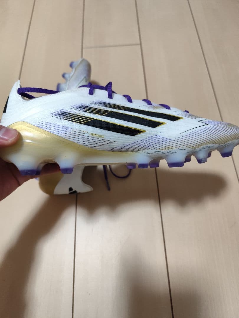 F50 PRO スパイク 27.5cm ホワイト/パープル