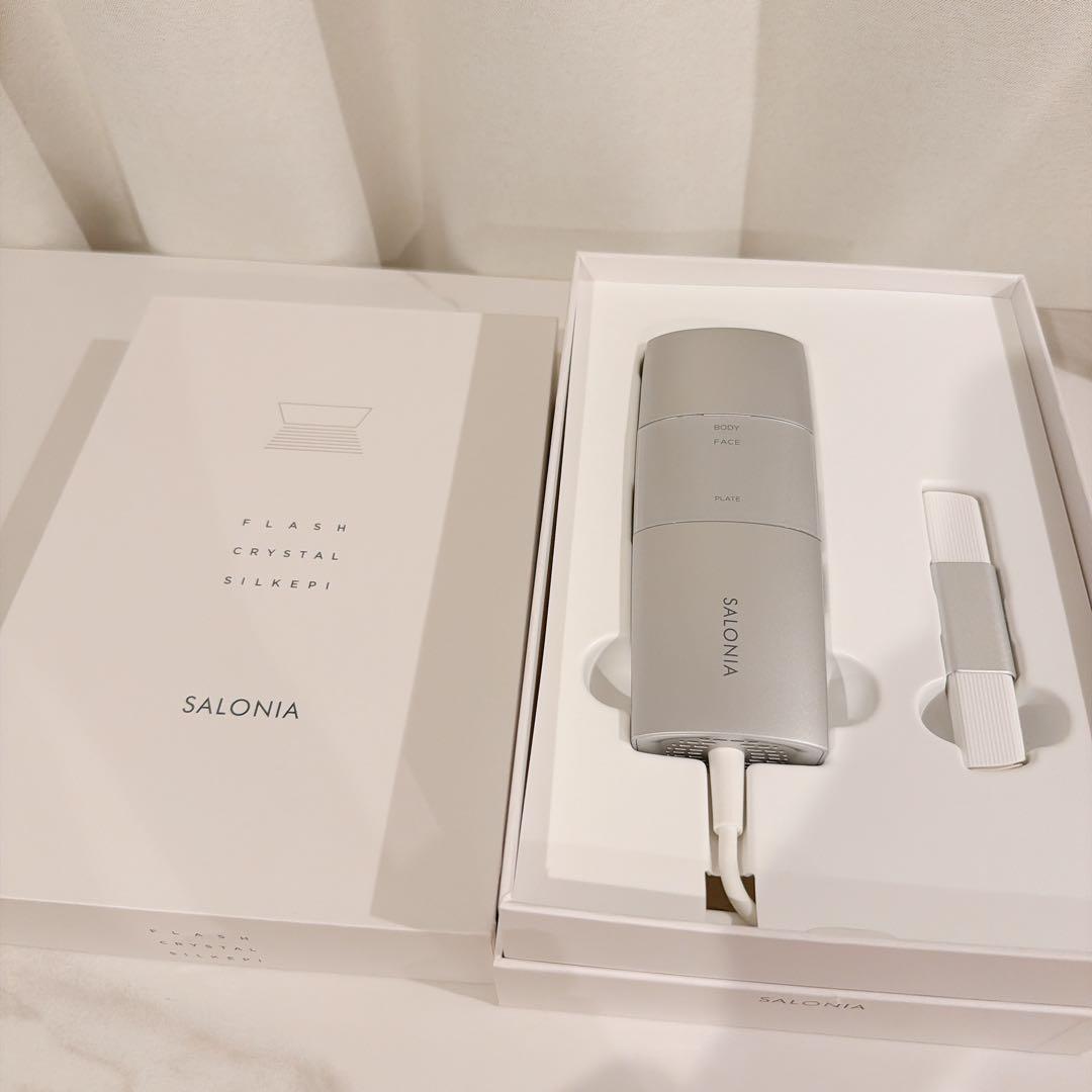 SALONIA FLASH CRYSTAL SILKEPI 脱毛器 フラッシュクリスタル シルクエピ(光美容器) | SALONIA(サロニア)公式