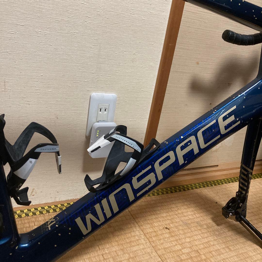 値下げ交渉可WINSPACE ロードバイクフレーム XL スパークル大分カラー