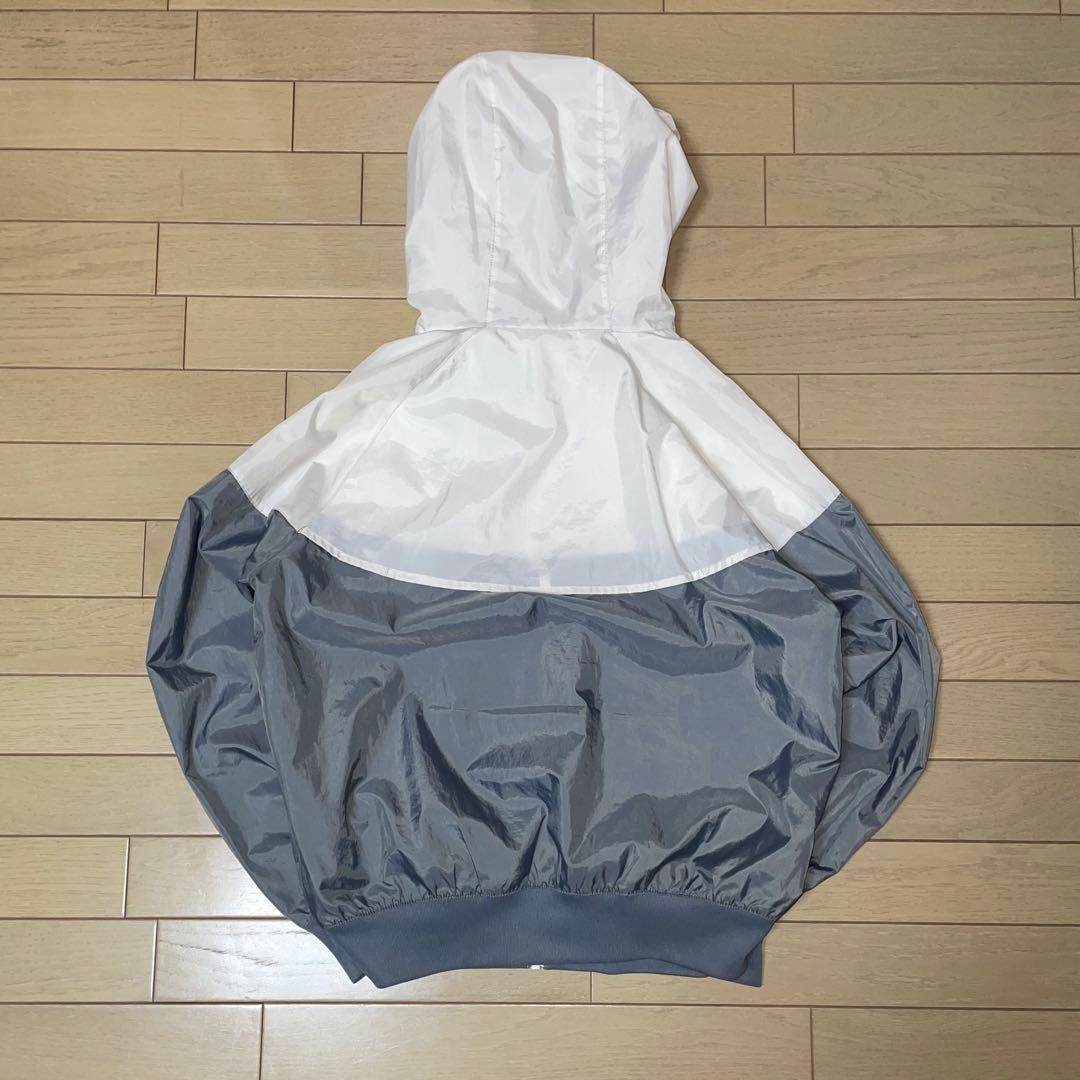 90s 00s Nike フードナイロンジャケット シンプル刺繍ロゴ y2k - メルカリ