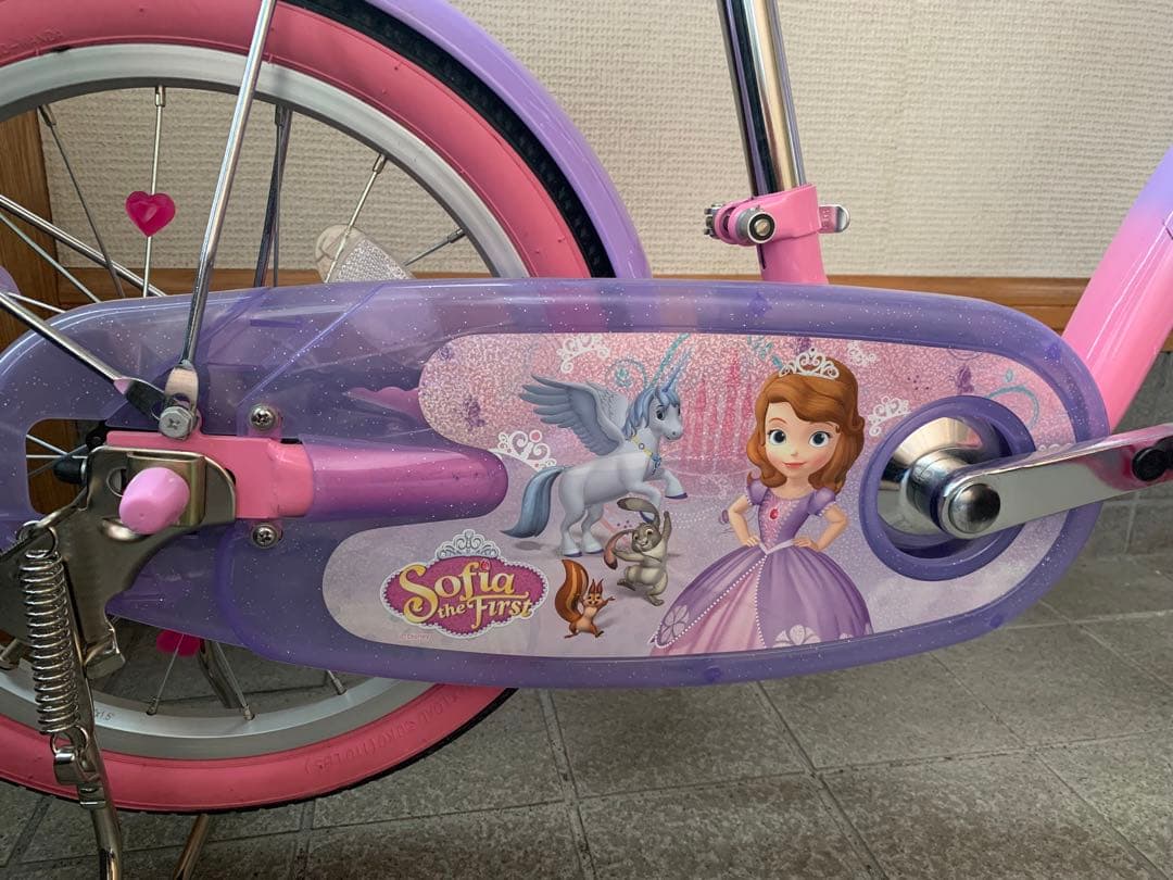 子供 自転車 小さなプリンセスソフィア 両立スタンド 16インチ - メルカリ