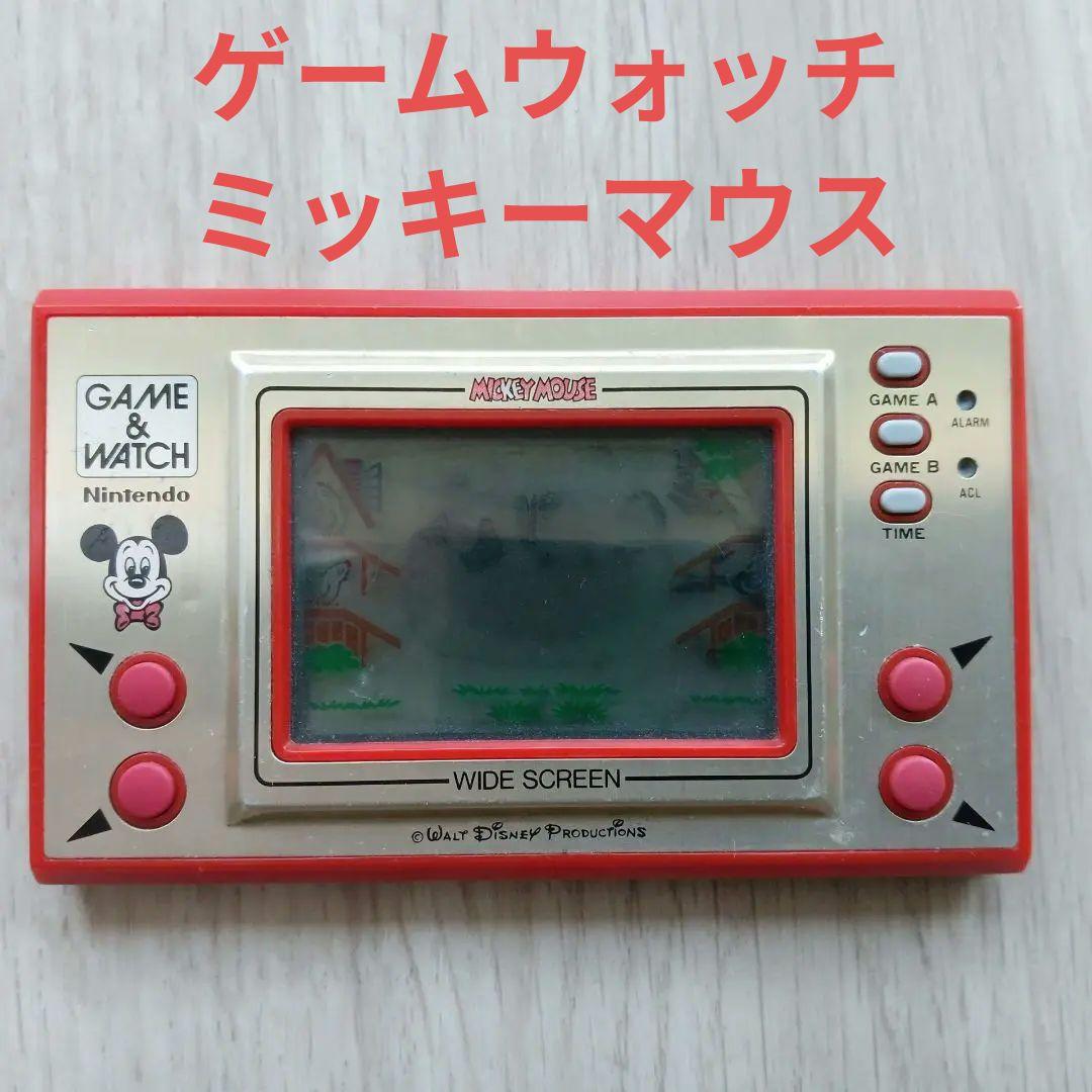 ジャンク】ゲームウォッチ ミッキー・マウス 任天堂 ニンテンドー