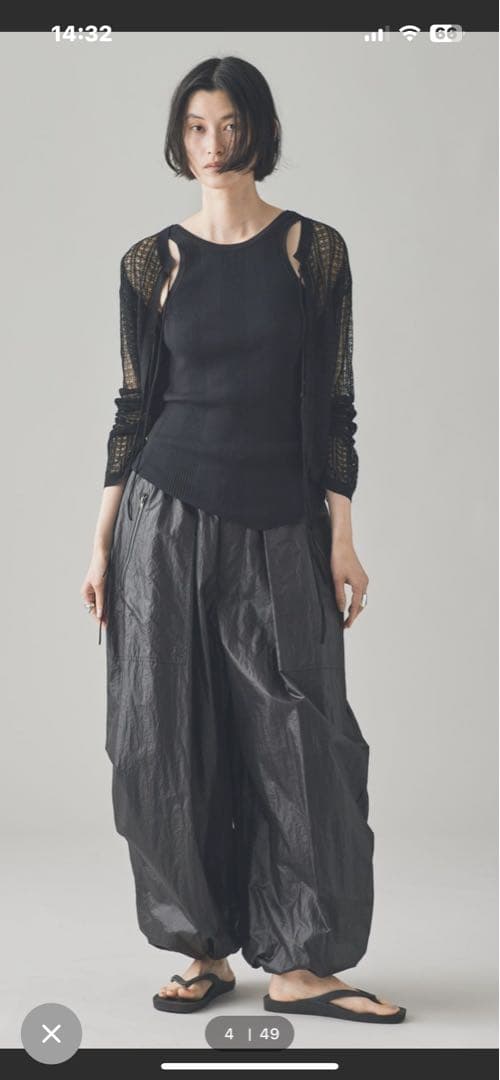 本日値下げ】人気 カレンソロジー/ナイロンジップ カーゴパンツの通販