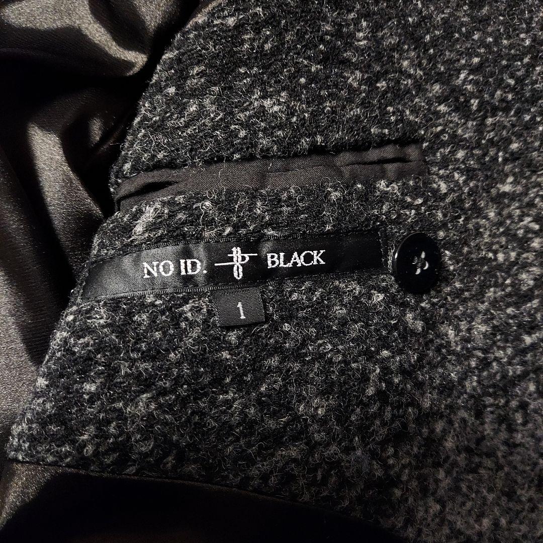 NO ID. BLACK グラデーションウールフーデッドコート - メルカリ