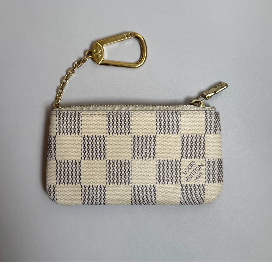 LOUIS VUITTON ダミエ アズール ポシェット クレ キーケース ダミエ・アズール】ポシェット・クレをレビュー！さわやかカラーのキー