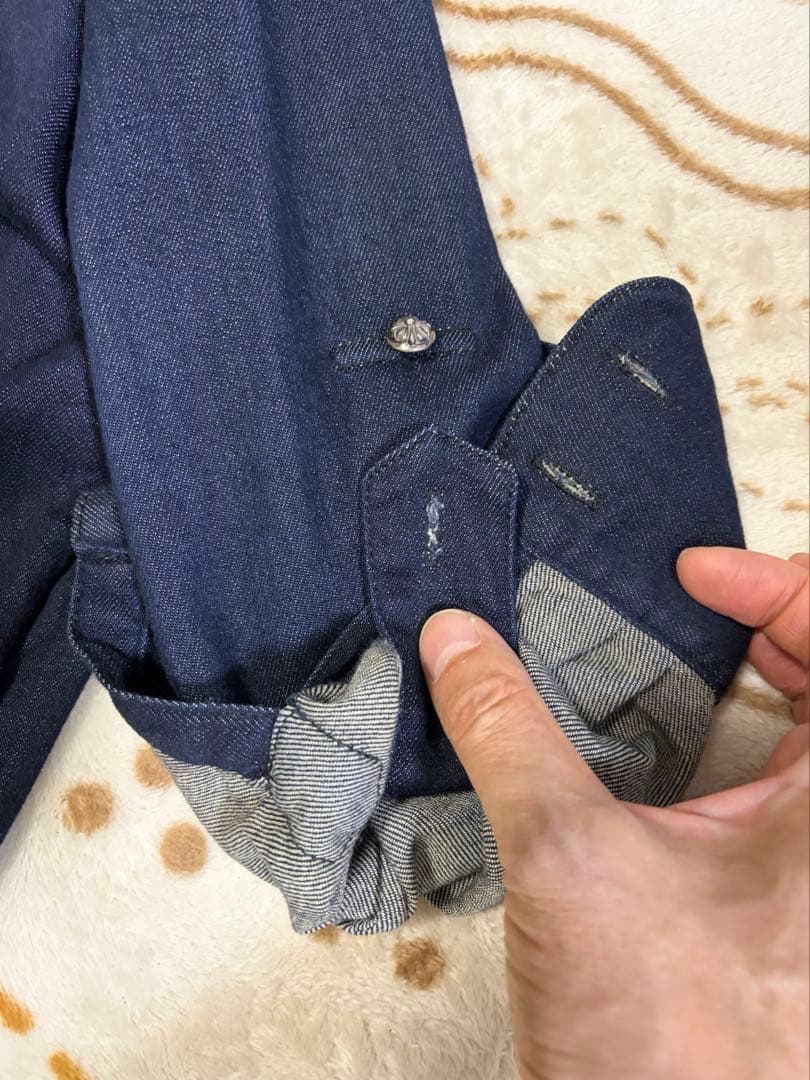 美品クロムハーツ MAHAL KITA クロスパッチ22枚 インディゴ Sサイズ