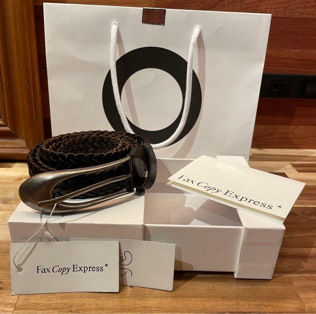 小物 FAX COPY EXPRESS Belt KOMUNE | Black Twisted Hardware Belt