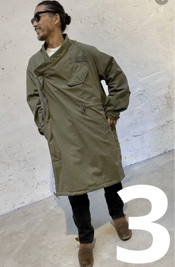 サイズ3 visvim 20AW CHAMDO コート　カーキ Yahoo!オークション - 極美品 20aw visvim CHAMDO FISHTAIL PARKA (C/N