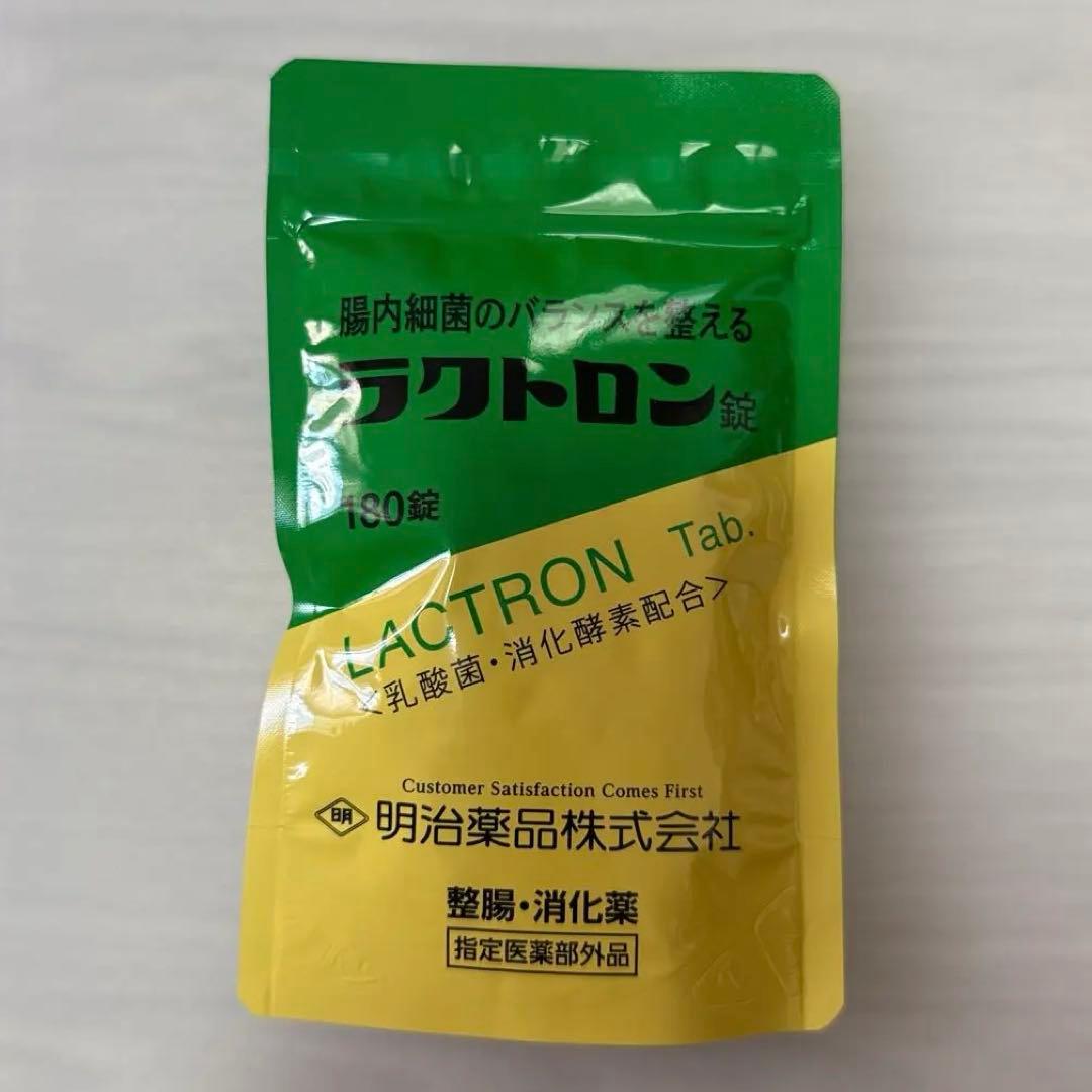 新品未開封】明治薬品 ラクトロン 180錠 整腸消化薬 おまけつき - メルカリ