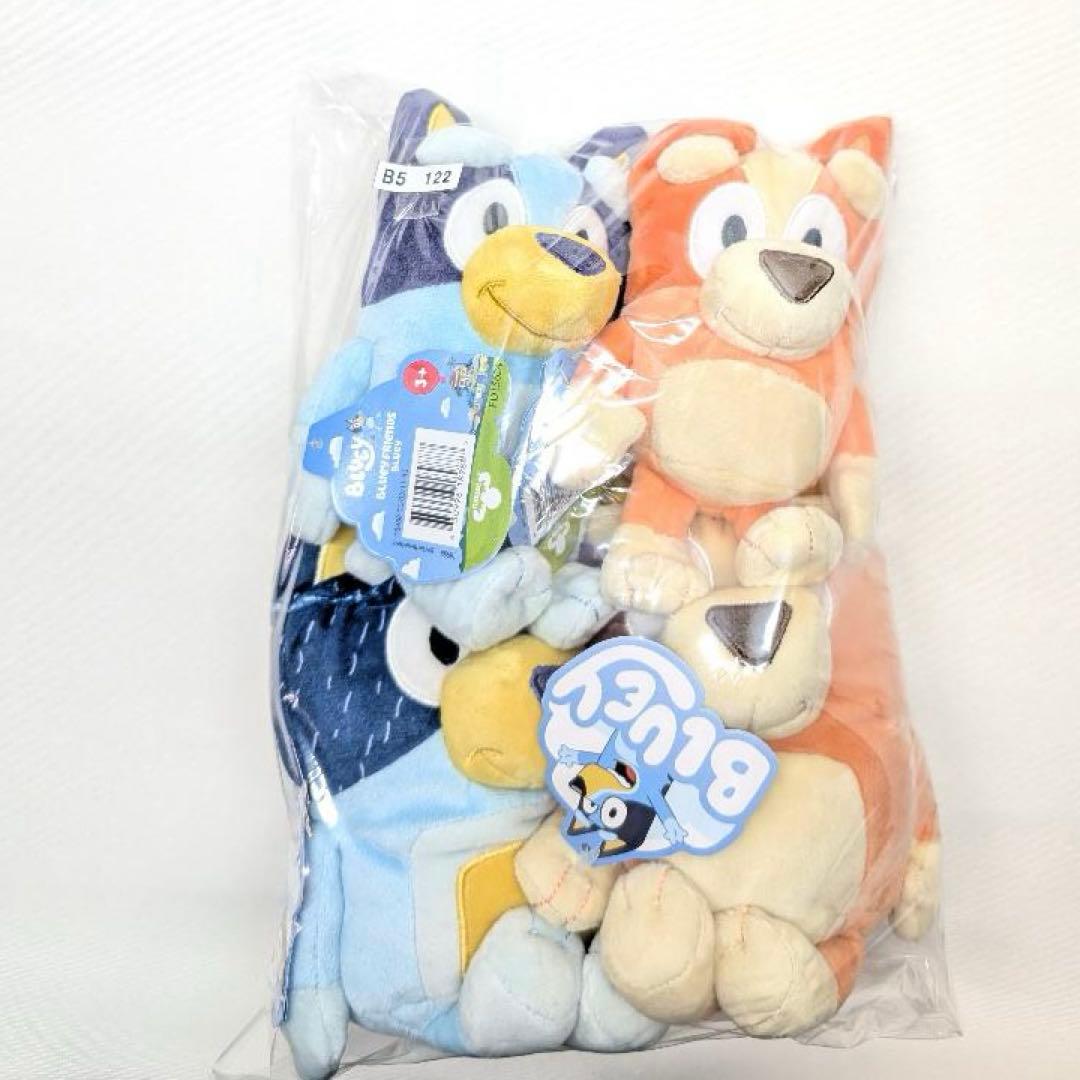 bluey ファミリー ぬいぐるみ ブルーイ ビンゴ ママ パパ ディズニー