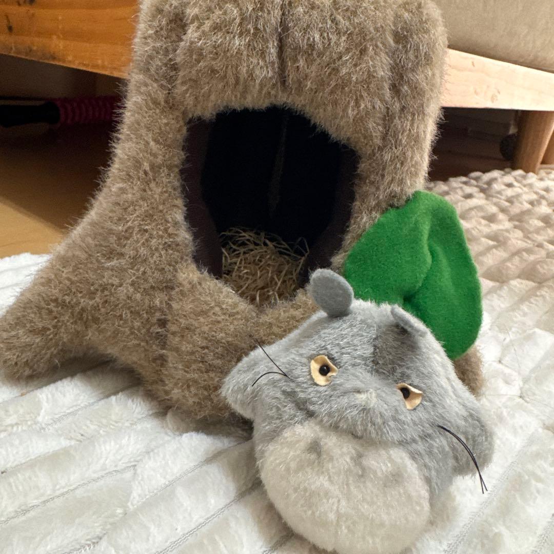 ◇激レア◇ビンテージ品 初代となりのトトロ 木の家 切り株 ぬいぐるみ