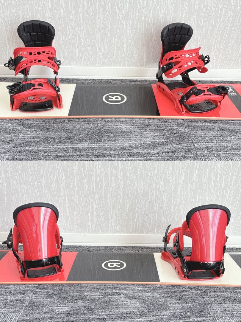 57美品❗️超豪華❗️RIDE×ZUMAメンズスノーボードセット☆149cm+ビン