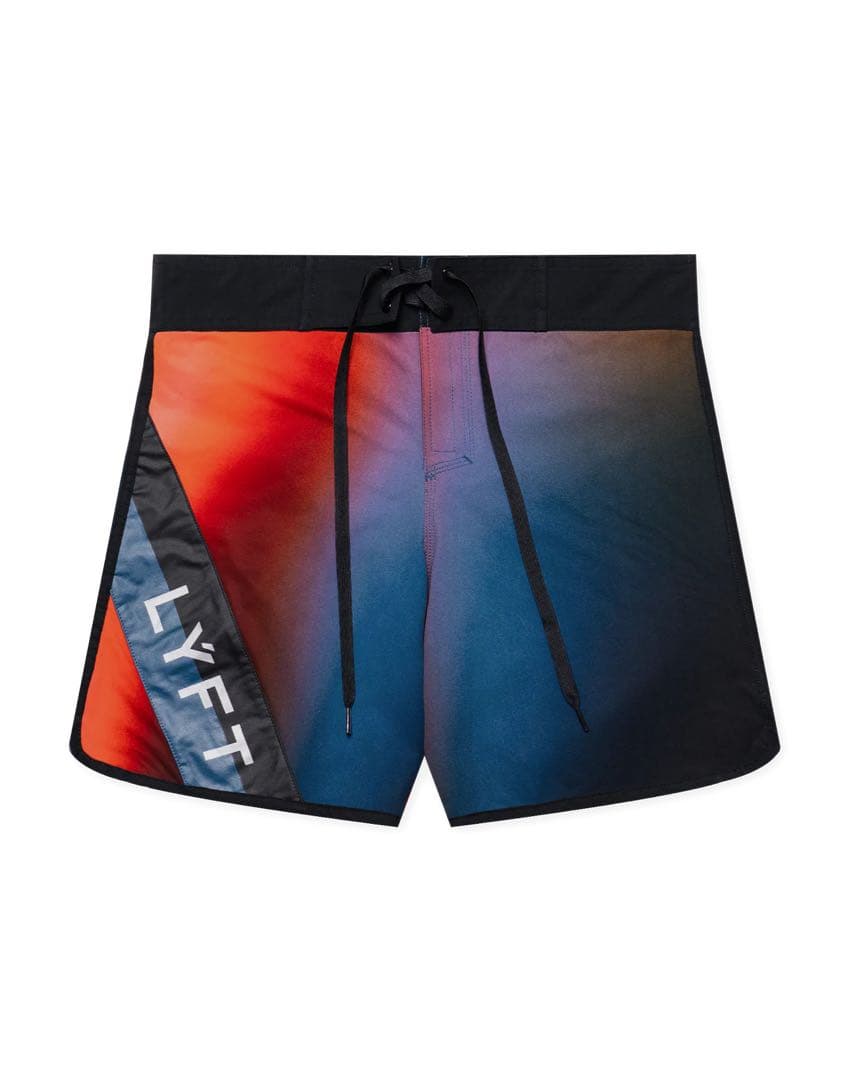 LÝFT GRAPHIC STAGE SHORTS / S LÝFT Original Graphic Stage Shorts - Junpei Taguchi Type - White Patte