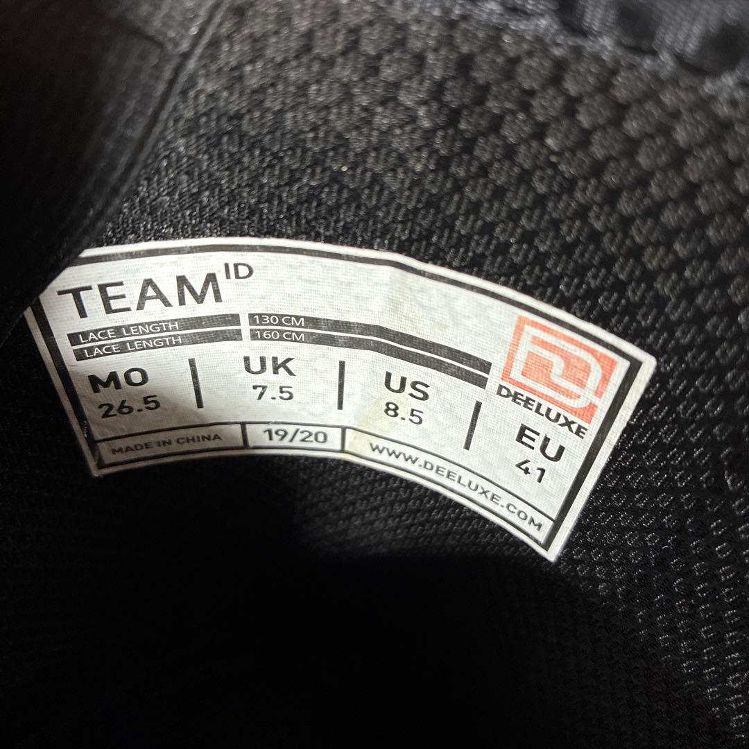 19-20 DEELUXE【ID】BLACK 26.5cm【一部接着あり】