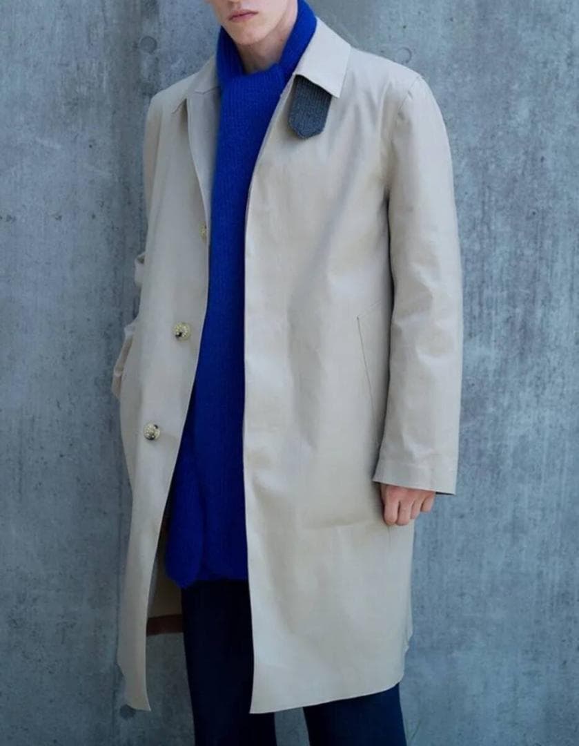 新品 マッキントッシュ × バトナーBATONER モヘアニットマフラー