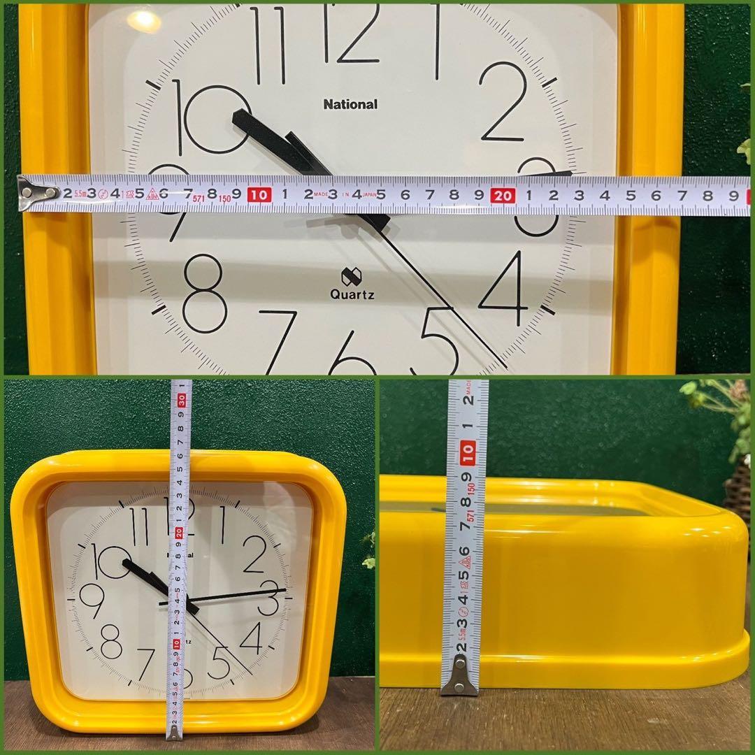 掛時計 ナショナル 昭和レトロ レトロポップ インテリア 当時物