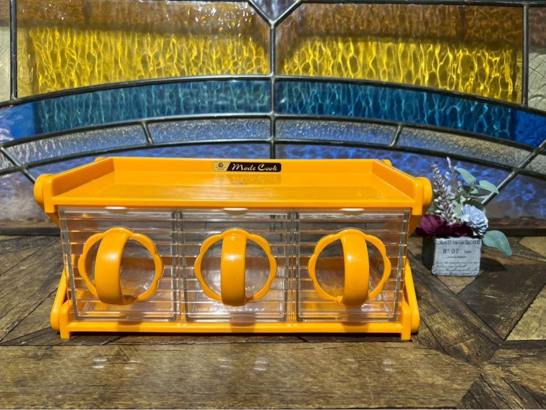 未使用 キッチンストッカー 調味料入 レトロポップ 昭和レトロ 当時物インテリア レトロポップなキッチン雑貨たち │ レトロ雑貨のブログ