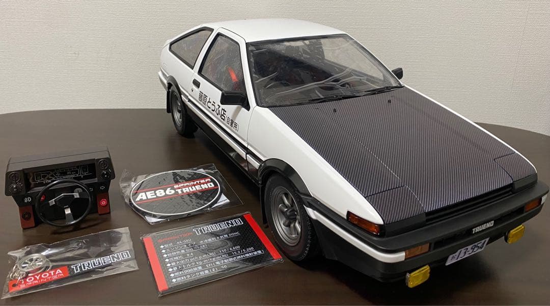ディアゴスティーニ1/8 頭文字DのAE86ハチロクカスタム完成品 - メルカリ