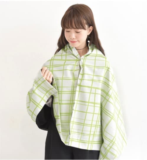 サンバリア ワイド・ナガシカク(ライム) 新商品「ワイドナガシカク」 - コラム｜完全遮光日傘｜サンバリア100