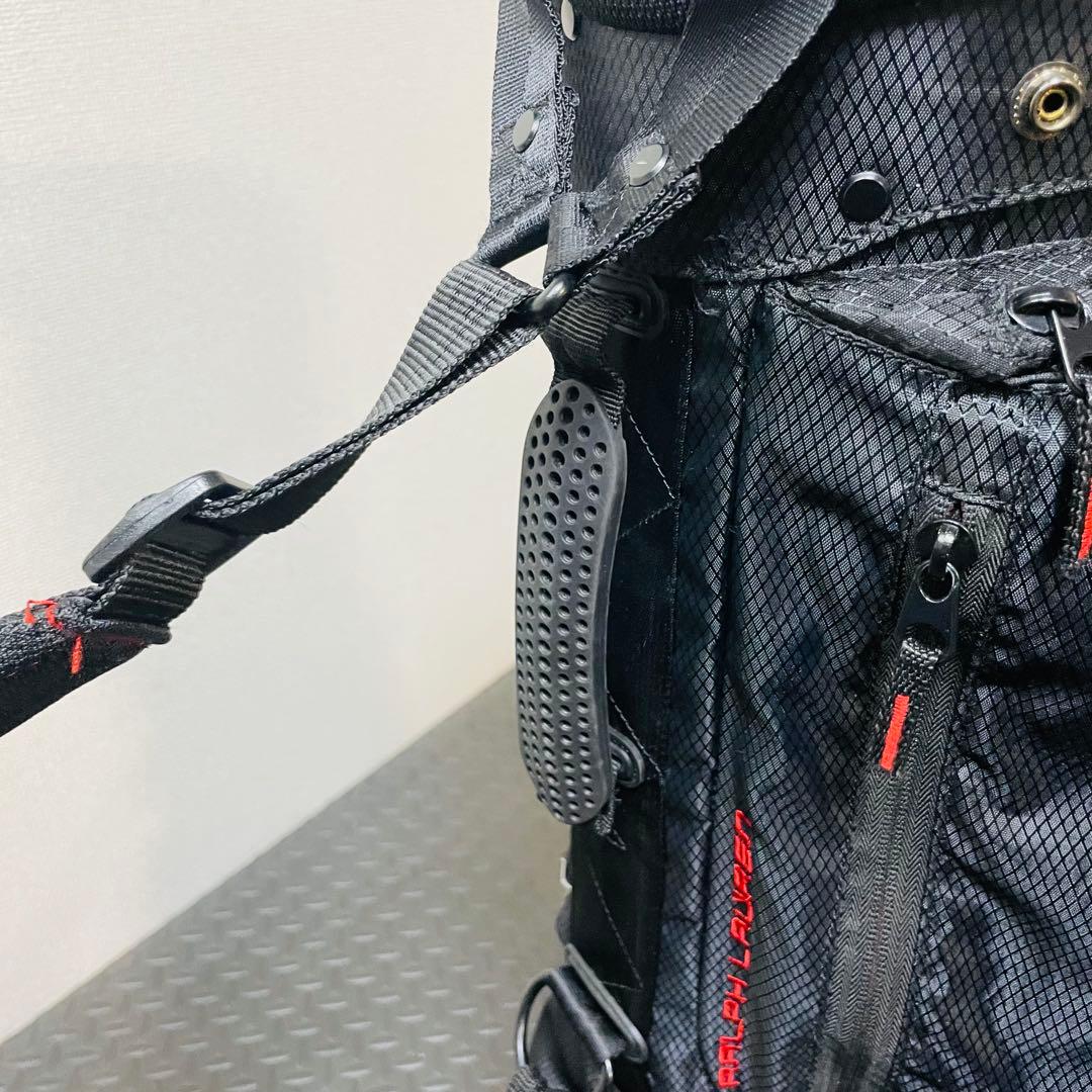 RLX ラルフローレン スタンドキャディバッグ 黒 7型 4分割 フード欠品