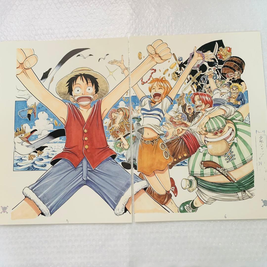 ワンピース ROMANCE DAWN 1話 複製原稿 6.7 扉絵 2枚 ワンピース ROMANCE DAWN 1話 複製原稿 6.7 扉絵 2枚 【公式通販】