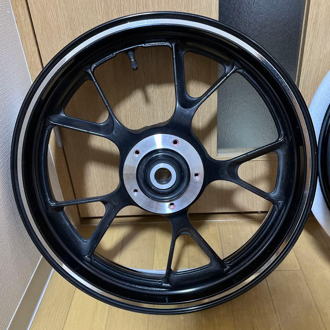 格安引取限定】美品カワサキZRX1200ダエグ純正ホイール2本セット