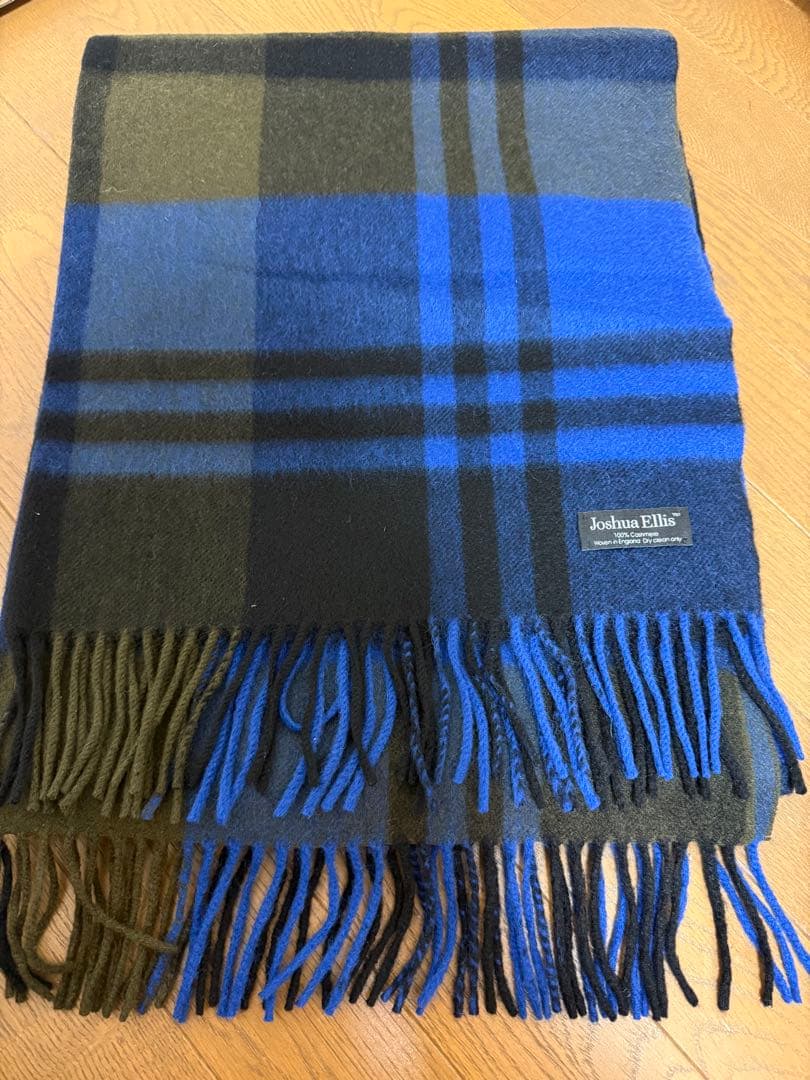 ジョシュアエリス Joshua Ellisのカシミヤ100%大判ストール - メルカリ