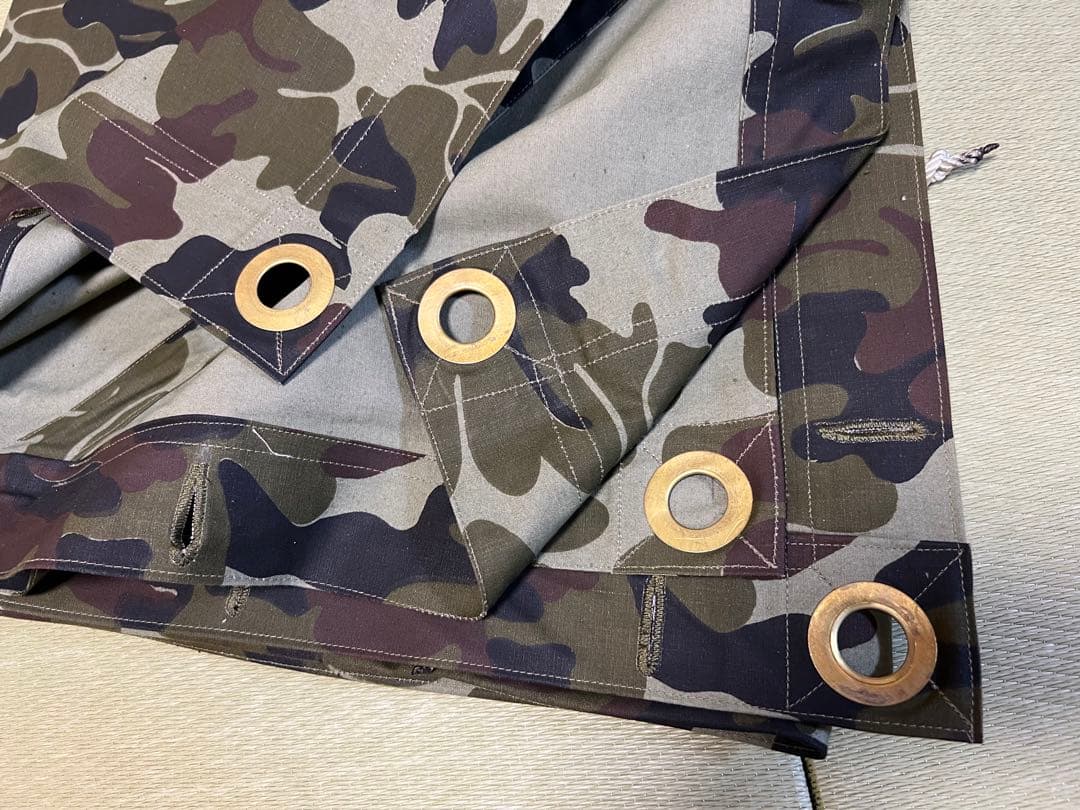 ルーマニア軍 軍幕 リーフカモ2枚 アメーバカモ1枚 テントシート