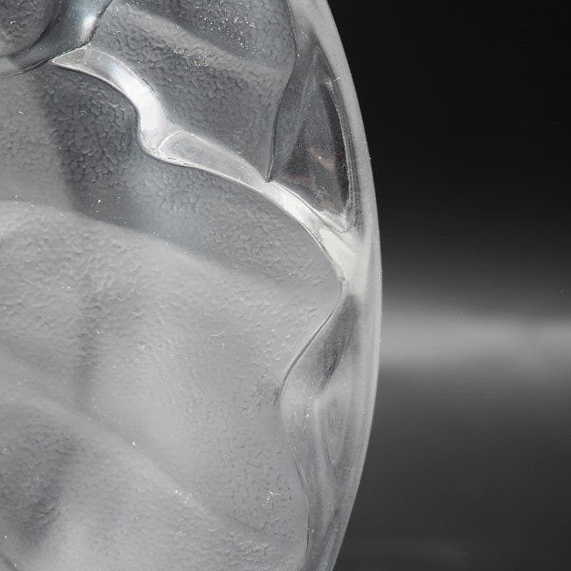ラリック LALIQUE シェーヌ Chene プレート 22.5cm ペア