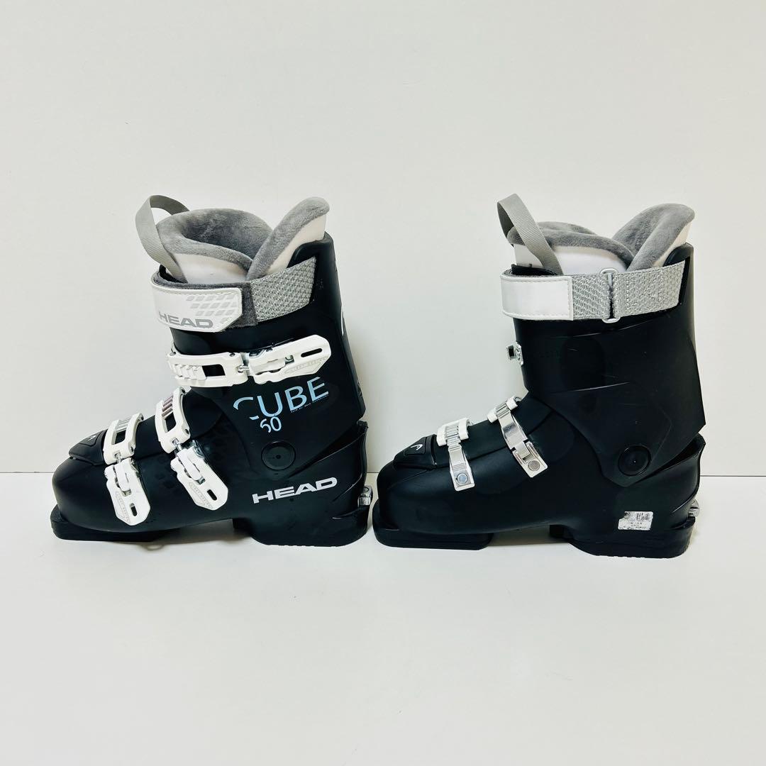 【美品】HEAD CUBE3 60 W スキーブーツ レディース 25.0cm