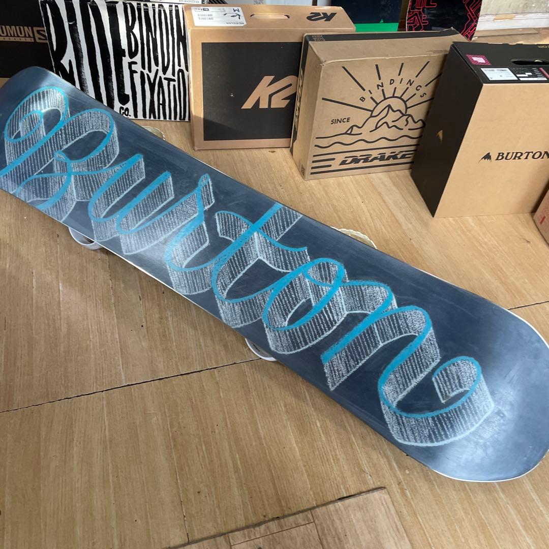 BURTON×RIDE DEJAVU バートン バイン付 スノーボードセット