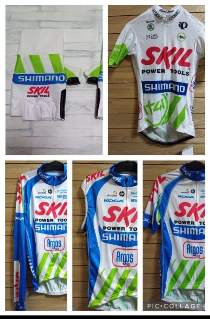 支給品 サイクルジャージ Skil Shimano スキルシマノアルゴス M