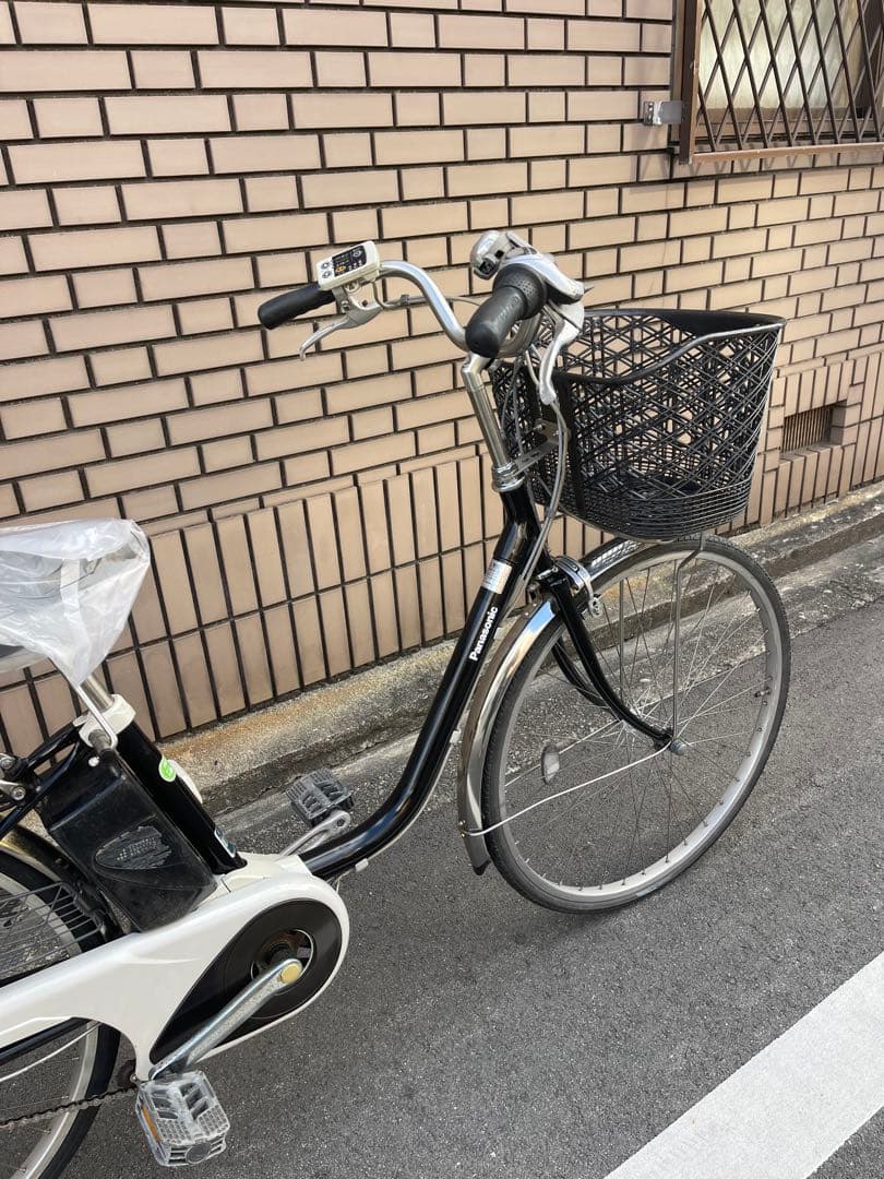 ブラック　パナソニック電動アシスト自転車26インチ　・8.9Ah