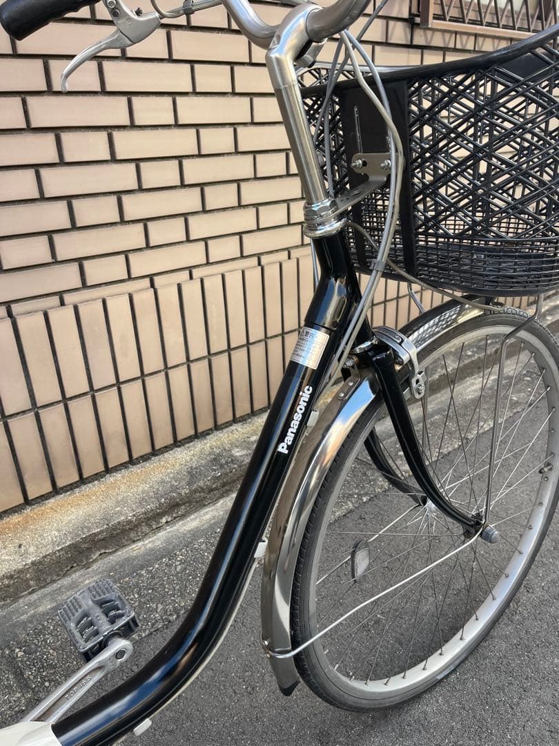 ブラック　パナソニック電動アシスト自転車26インチ　・8.9Ah