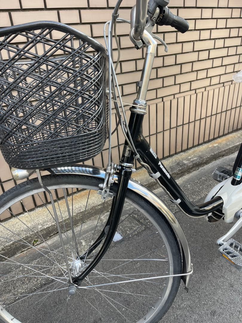 ブラック　パナソニック電動アシスト自転車26インチ　・8.9Ah