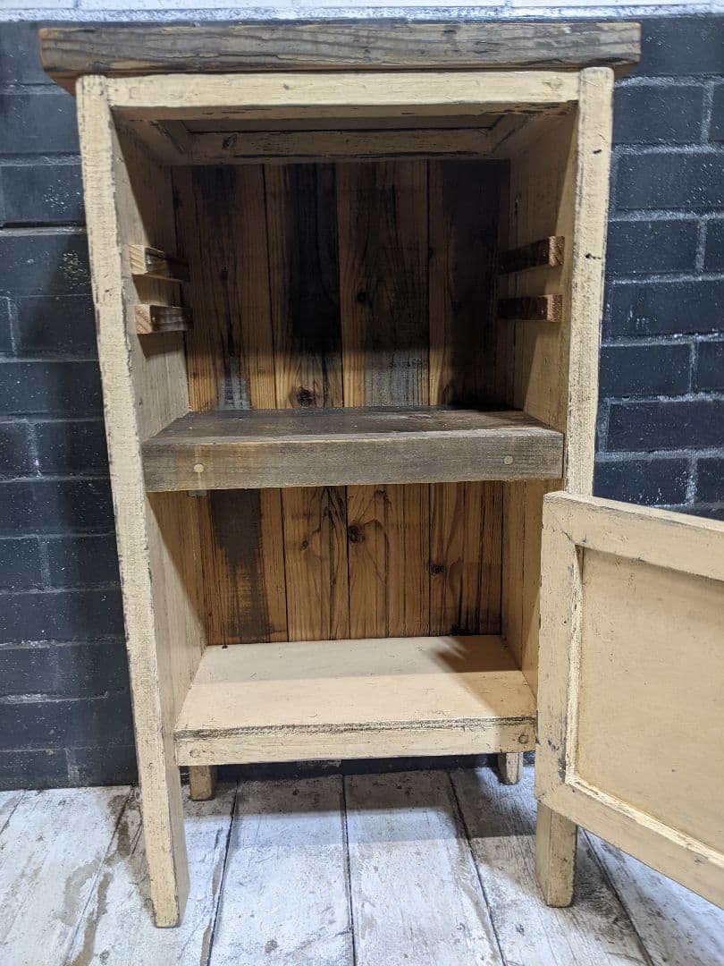 ちか様専用 古材飾り棚 クリーム色