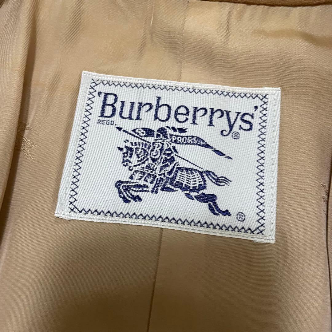 希少XL相当 バーバリー カシミヤロングコート ハニーベージュ ベルト