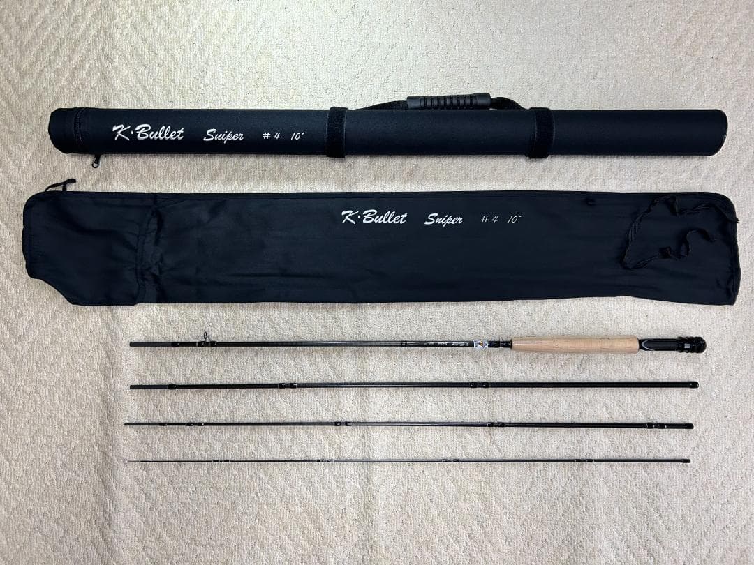 フライロッド K・Bullet Sniper #4 10' フライロッド K・Bullet Sniper #4 10' K・Bullet スナイパー シリーズ
