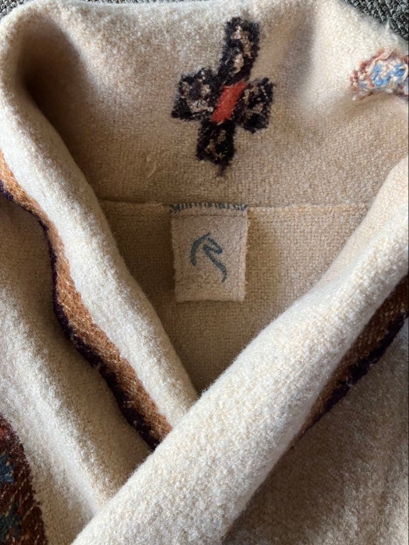 45rpm Badou-R ウール ポンチョ