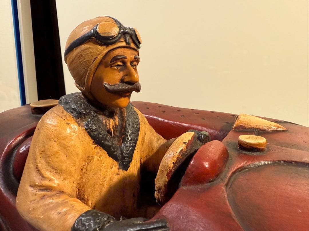 1920年代 ブガッティ風 レーシングカー 樹脂製模型 ヴィンテージ風