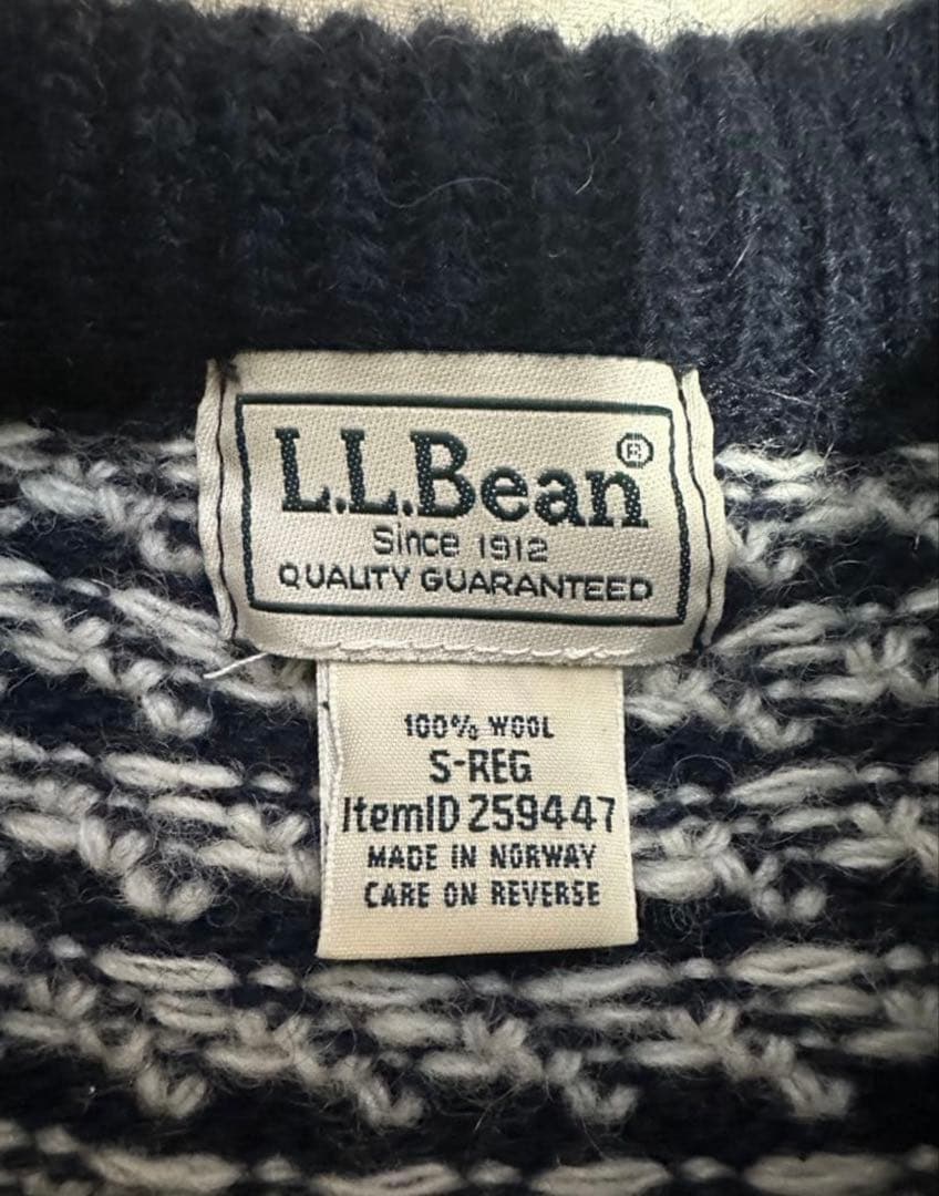 【お買い得】在原みゆ紀 L.L.bean 90s バーズアイニット Sサイズ