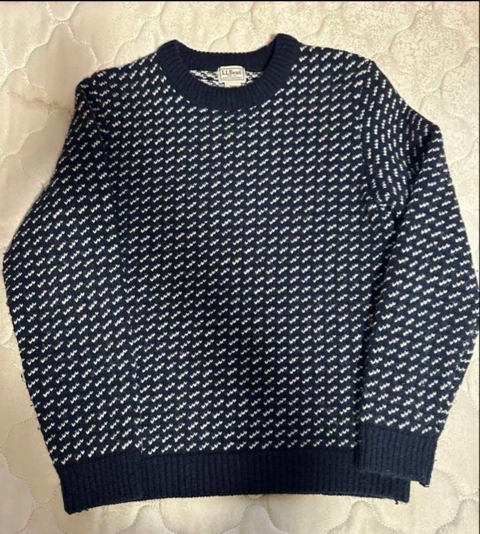 【お買い得】在原みゆ紀 L.L.bean 90s バーズアイニット Sサイズ