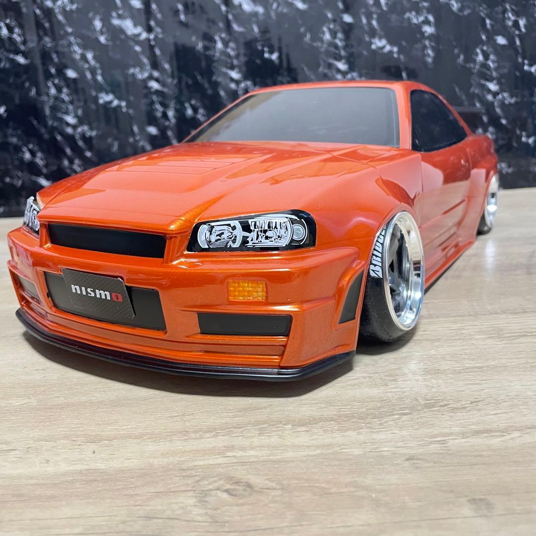 タミヤ 日産 スカイラインgt-r r34 1/10 ラジコンボディ yd-2 - メルカリ