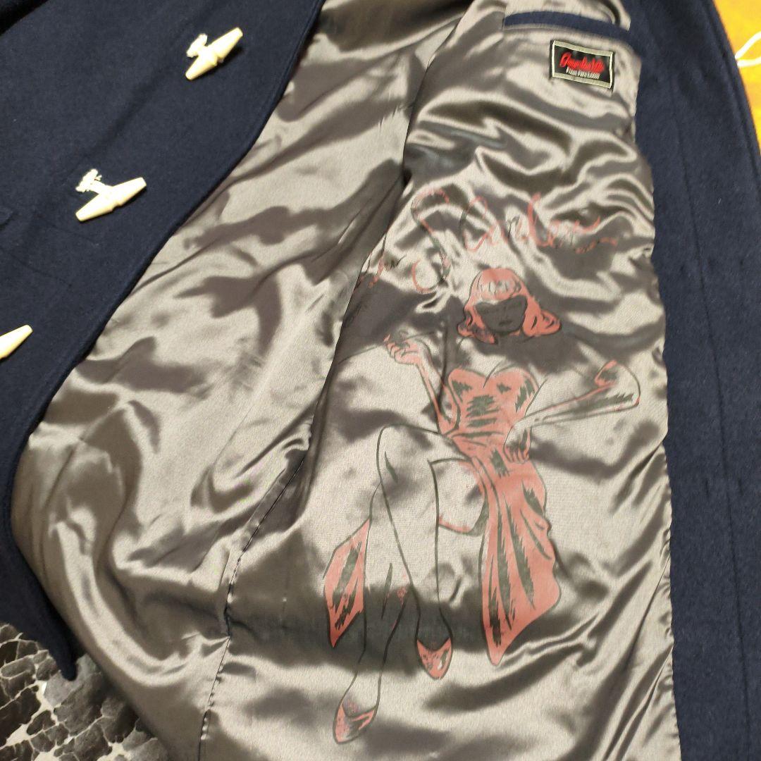 新品】GLAD HAND GangSterVille ダッフルコート ネイビー