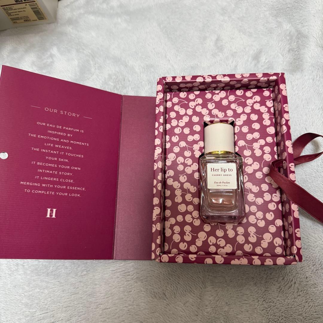 herlipto Parfum CHERRY DRESS 香水 30ml NEW ARRIVAL】チェリーの香りのオードパルファムが数量限定で登場！