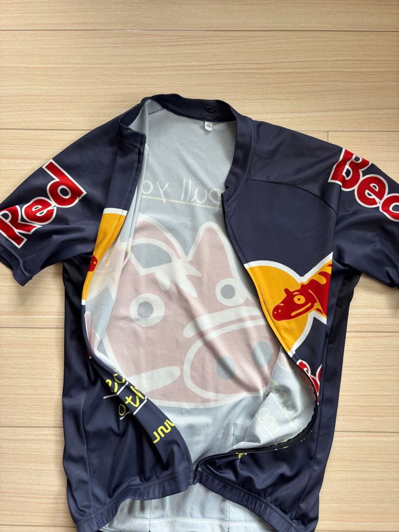 値下げ サイクルジャージ 赤べこジャージ XL - メルカリ