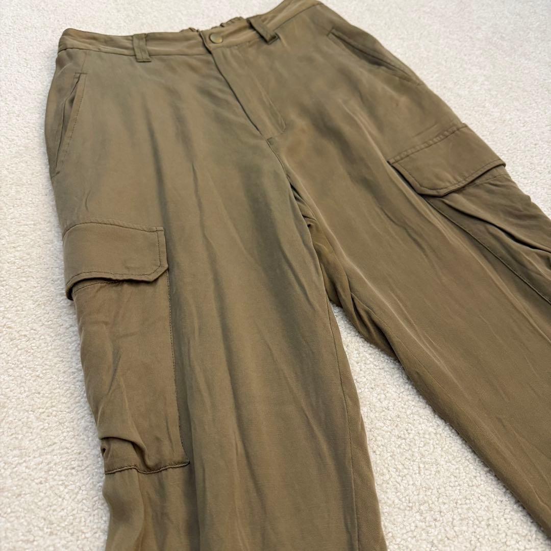 L'Appartement フィブリルサテン カーゴパンツ 34 日本製 - メルカリ