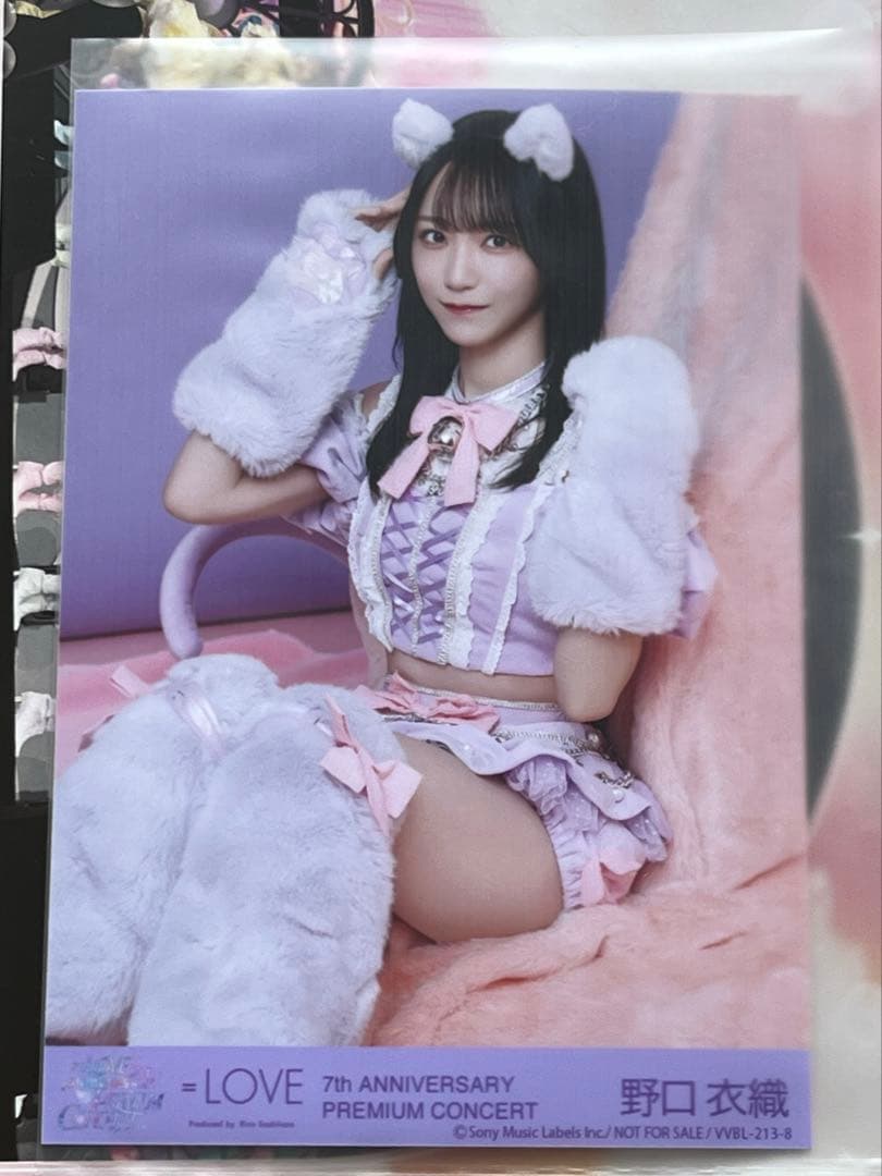 イコラブ7周年 封入 円盤 生写真 野口衣織 猫 - メルカリ