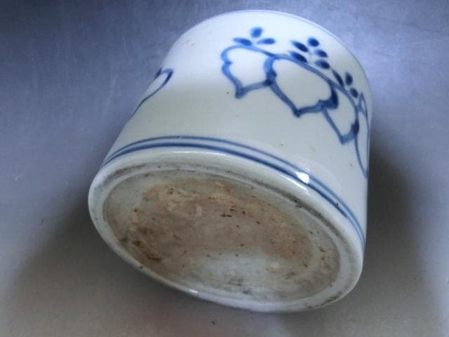 火入れ□染付蕪の図 古伊万里(江戸後期～明治期)香炉 火器 古美術