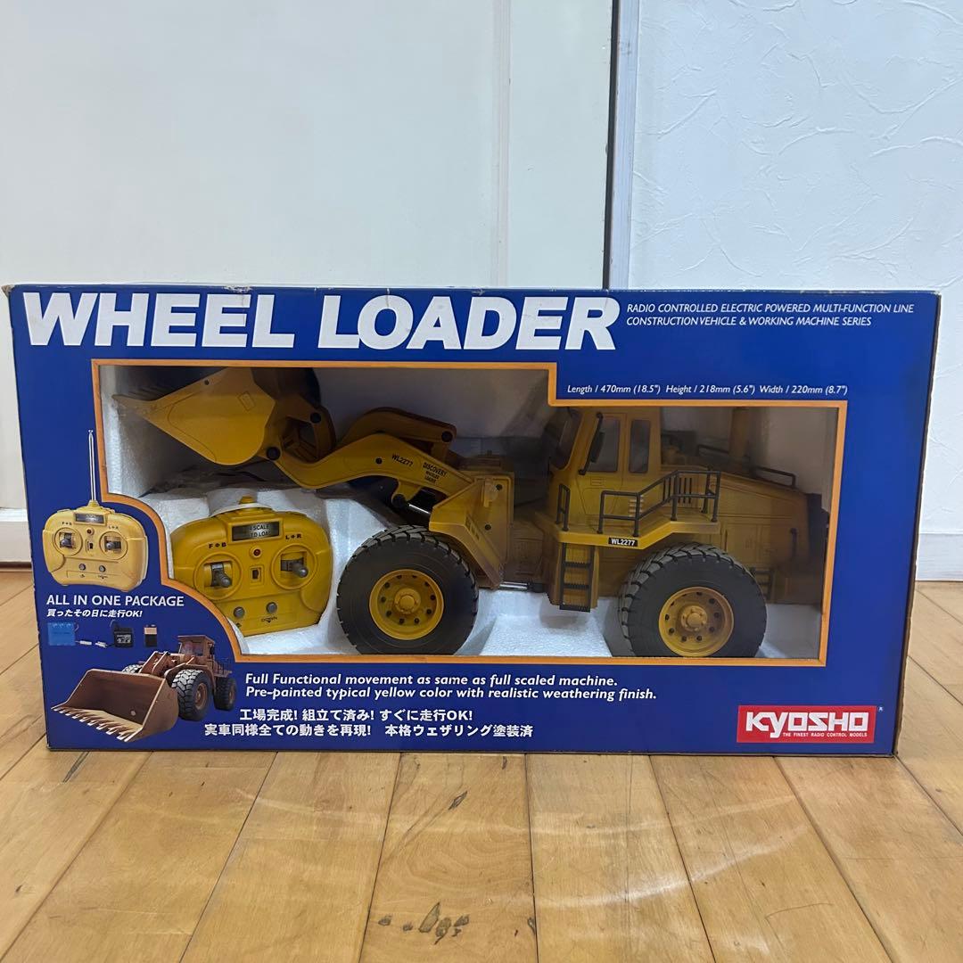 ☆未使用☆1/14 kyosho 京商　WHEEL LOADER ラジコン　重機 Amazon.co.jp: ラジコン ホイールローダー1/14 スケール2.4Ghz 22CH全
